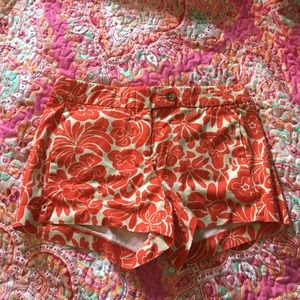 J. Crew Floral Print Shorts Size 2