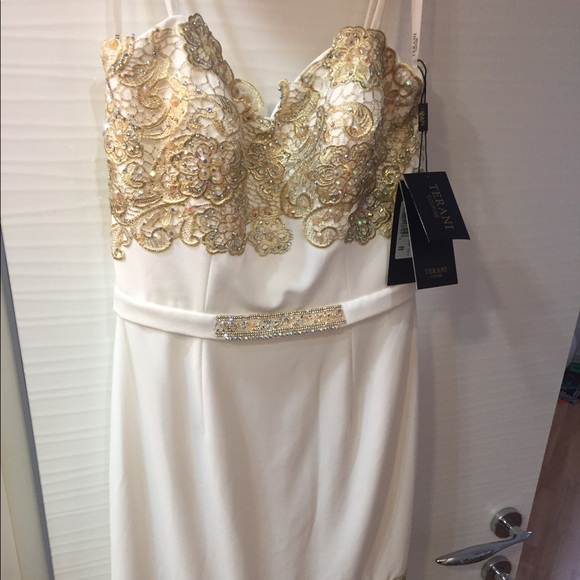 Terani Couture Evening Gown Size 8 - Picture 2 of 7