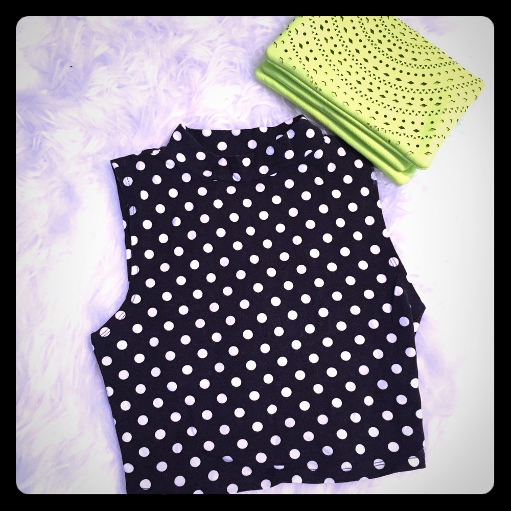 Polka Dot Crop Top