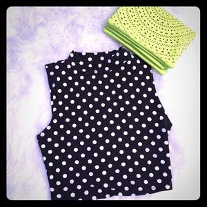 Polka Dot Crop Top
