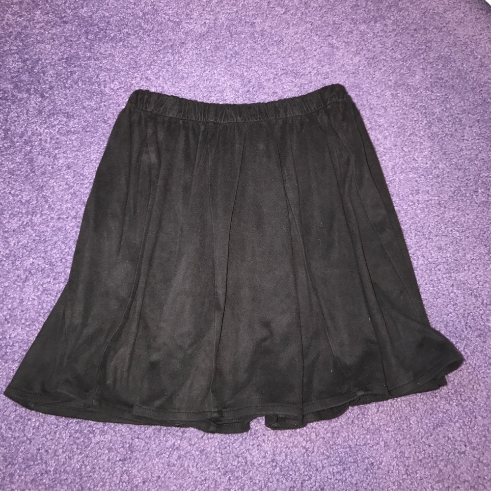Mixology boutique suede mini skirt
