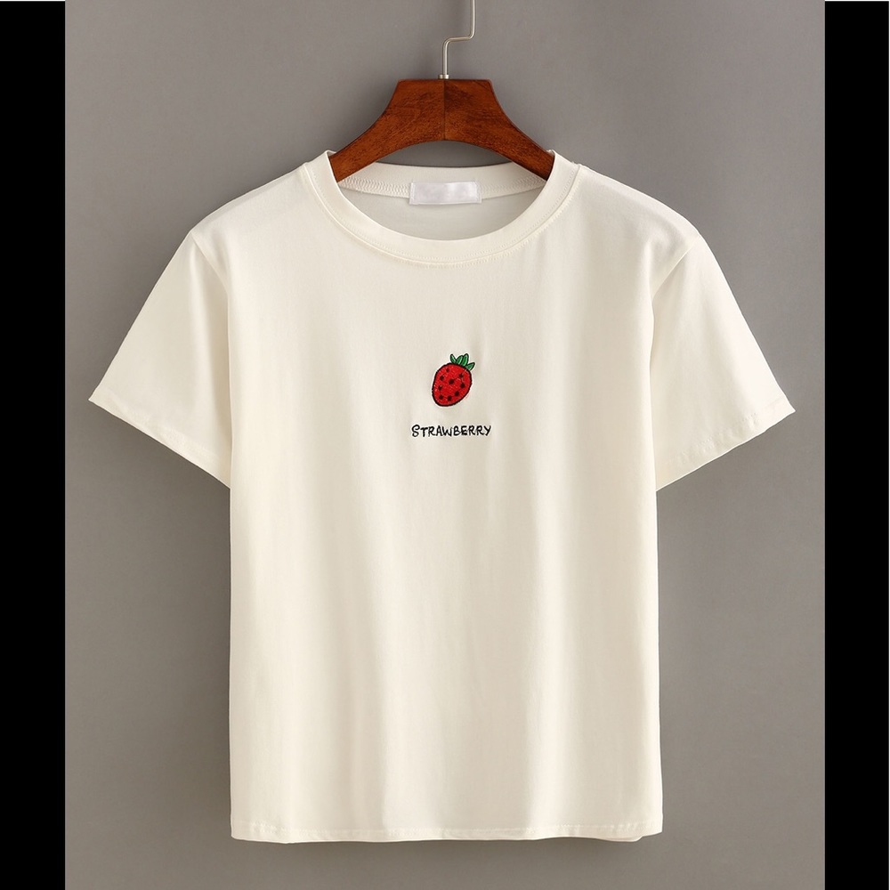 White embroidered shirt (never worn)