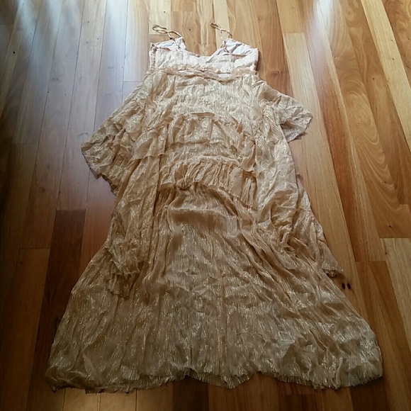 !SOLD!FREE PEOPLE MIDNIGHT RENDEZVOUS MAXI DRESS - Picture 5 of 8