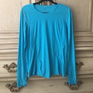 Lululemon Long Sleeve running shirt w/ SPF size 10