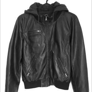 Women's Empyre Pleather Jacket, Large