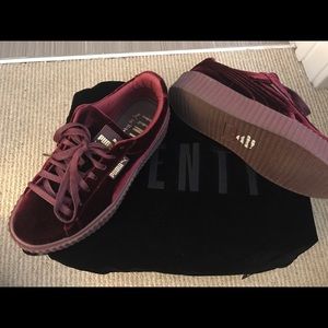 Suede Burgundy Fenty Puma