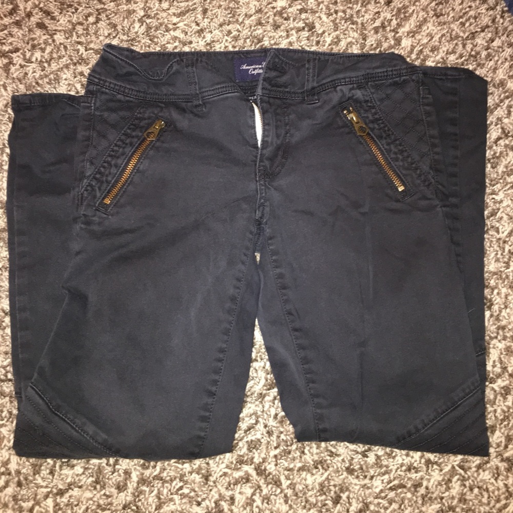 Super stretch black skinny jeans