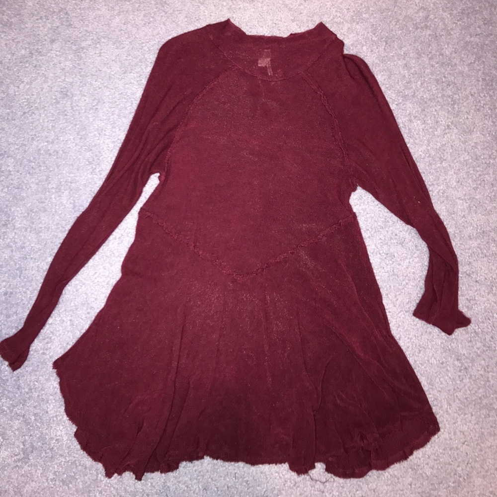 Free people mock neck shirt