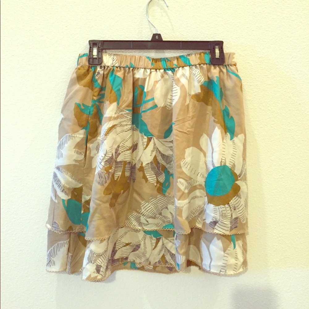 Adille anthropologie m skirt