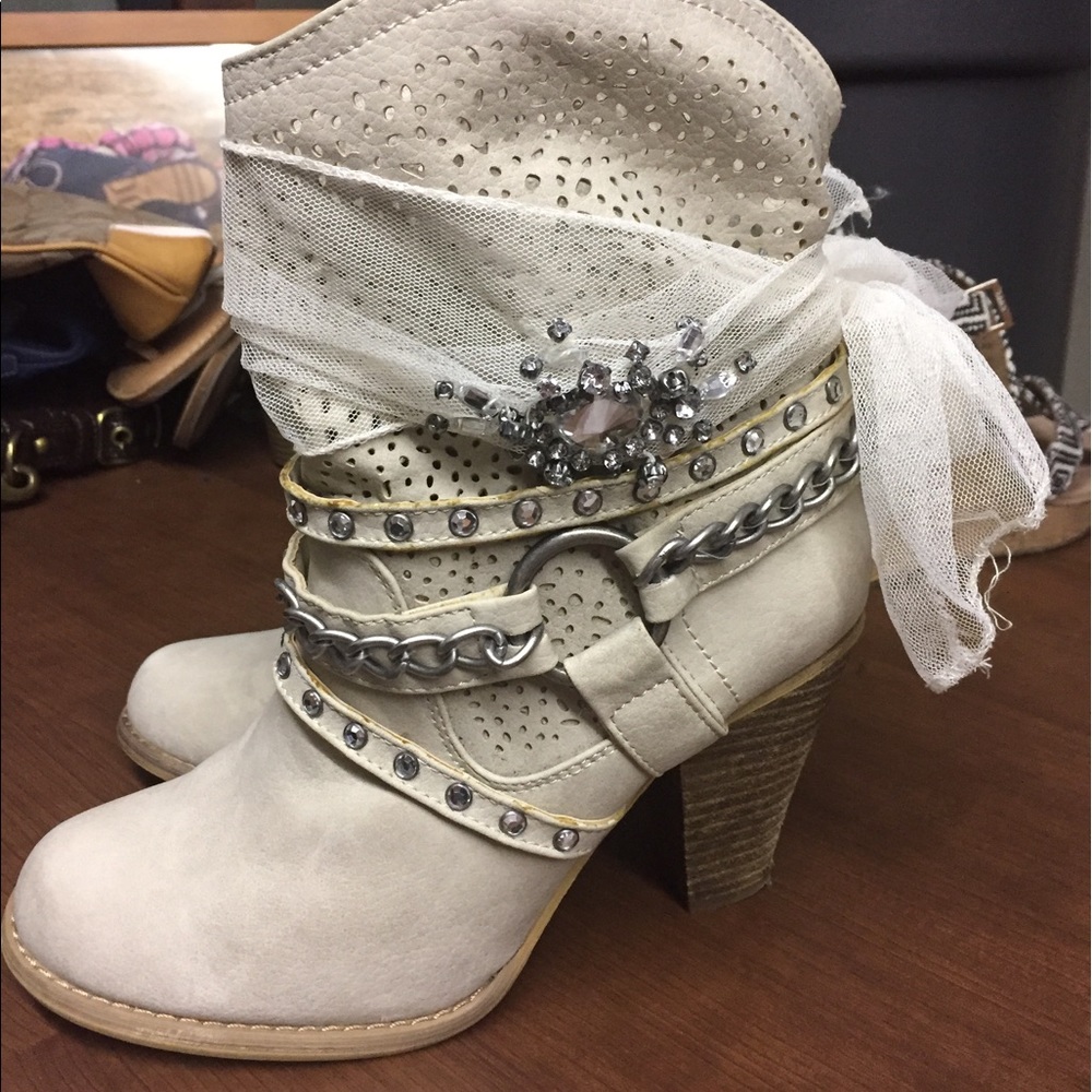 Buckle Heeled Booties
