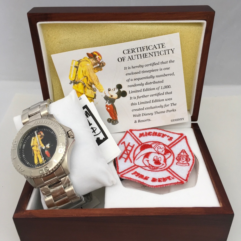 [Disney] NWT Collectors Ltd Ed Firefighter Watch