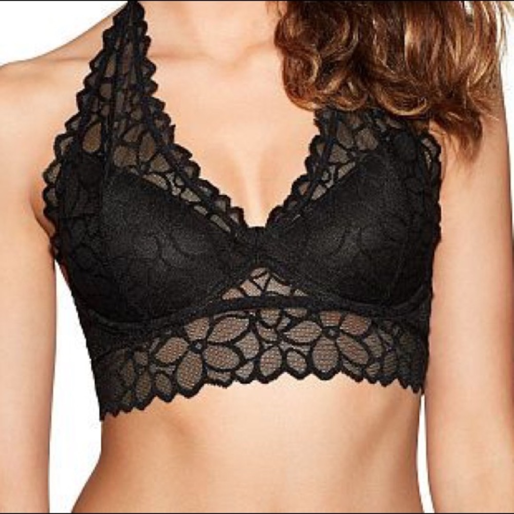 PINK Victoria's Secret lace halter bra