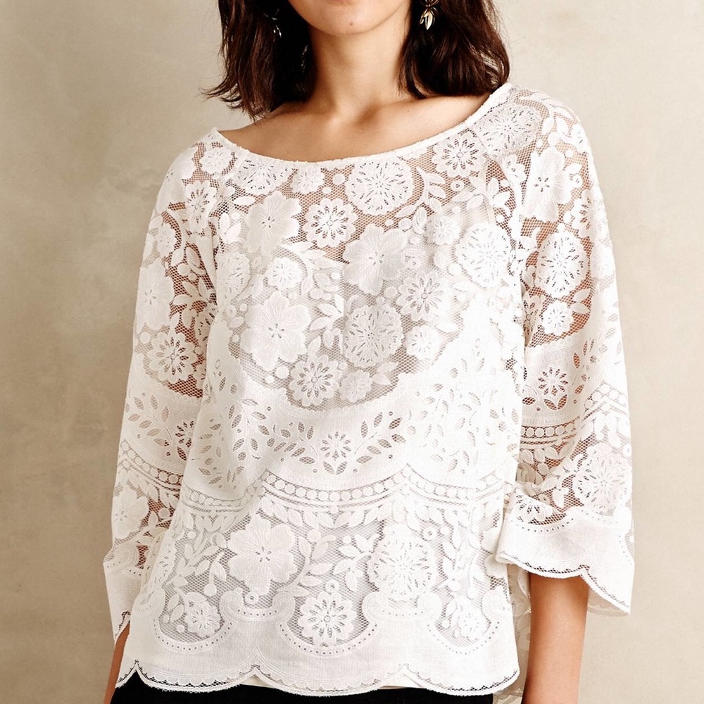Anthropologie HD in Paris Montmartre Peasant Top
