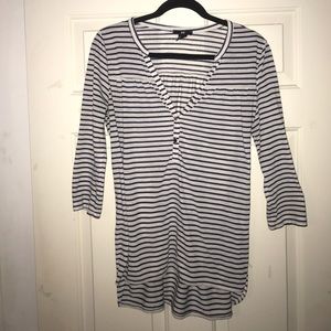 3/4 length stripe top