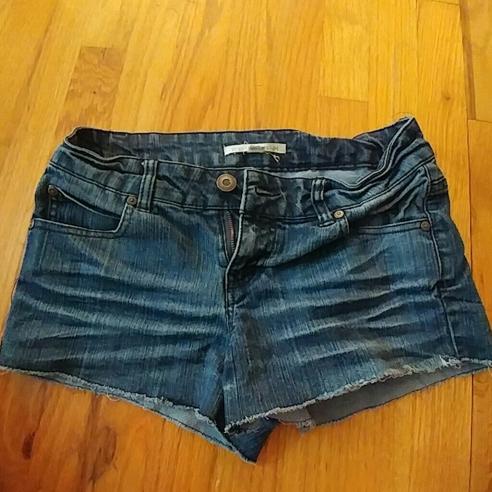 Denim shorts