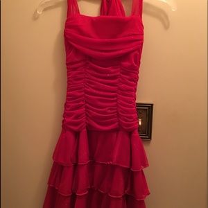 Red party dress size S