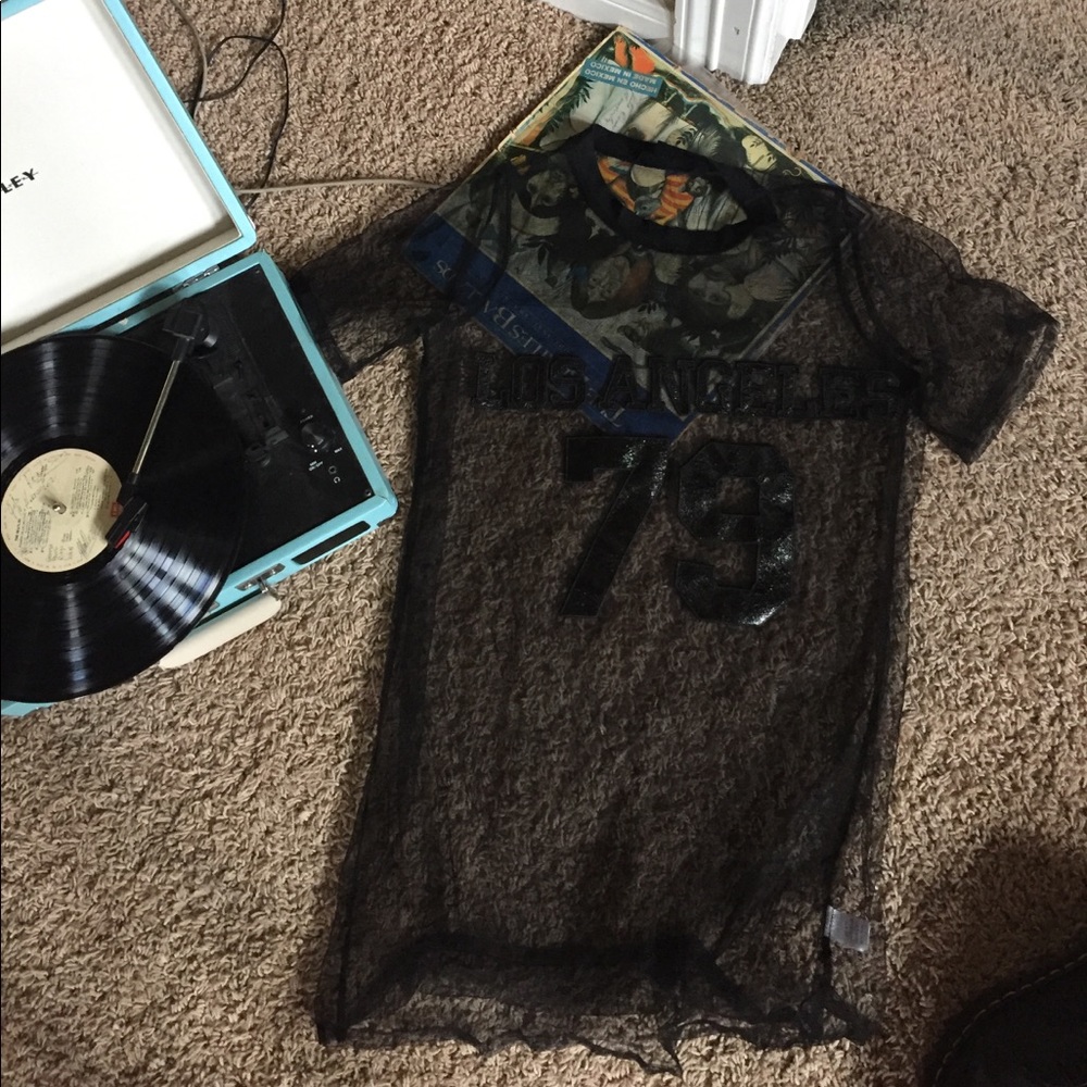 Mesh Tshirt Dress