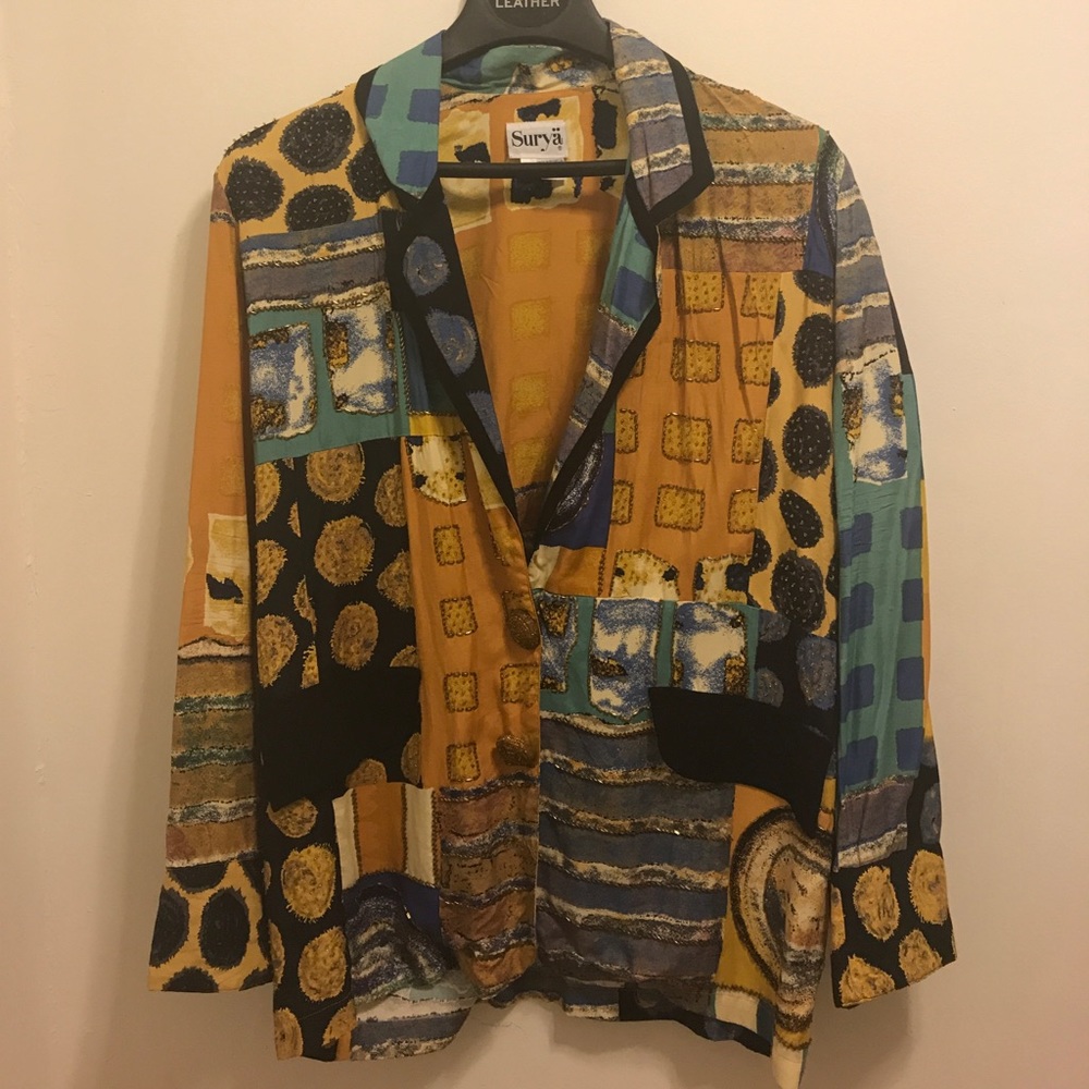 Beaded Colorful Blazer