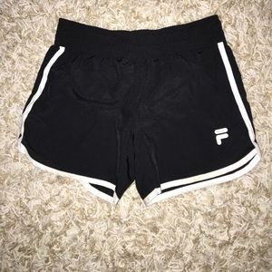 FILA SPORT black/white running shorts