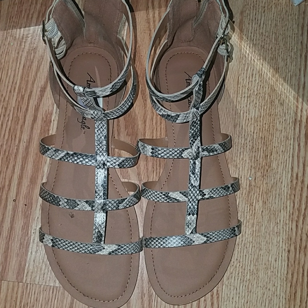 **SOLD** Leopard print gladiator sandals
