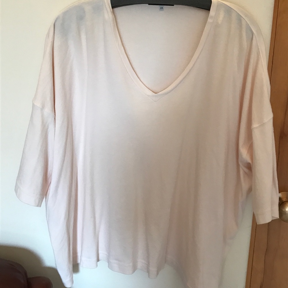 Eskandar Pima Cotton V-neck T-shirt
