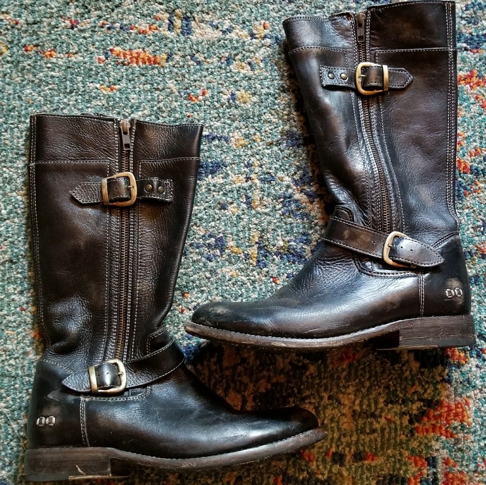 Bed Stu black handwashed GoGo Boots
