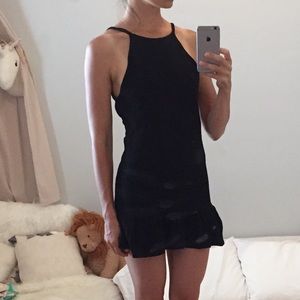 Stone cold fox black mini dress
