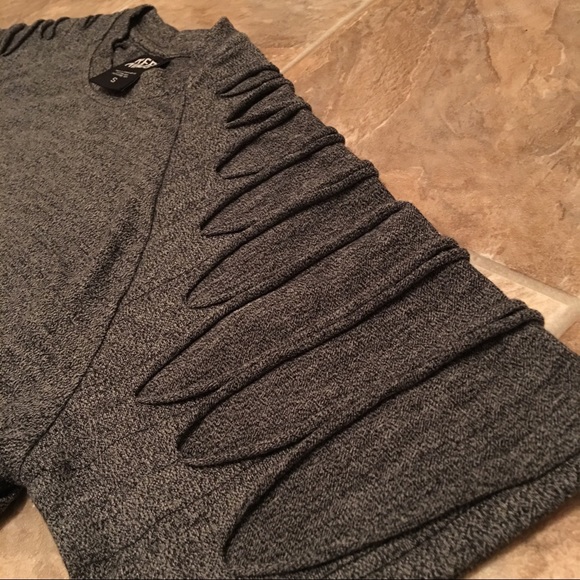 Charcoal Grey Rebel Minds EXTENDED TEE (TEE ONLY) - Picture 3 of 4