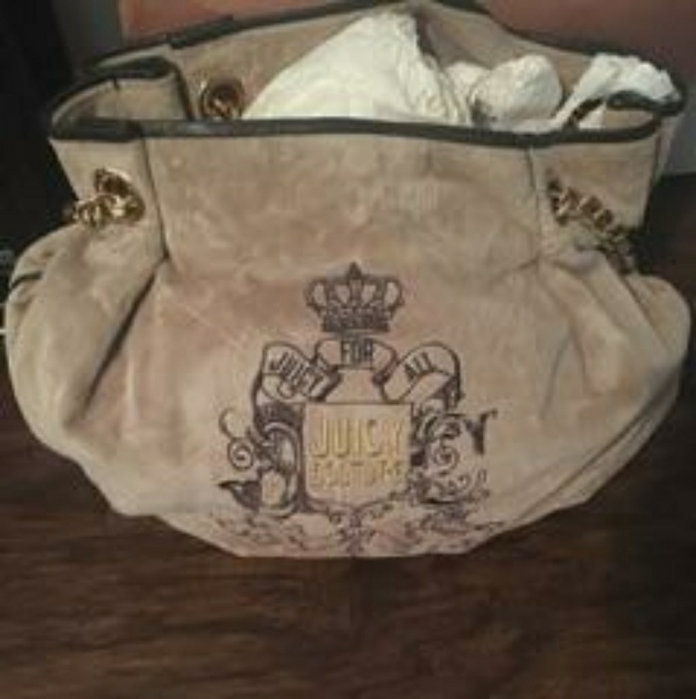 Juicy contour  velour satchel