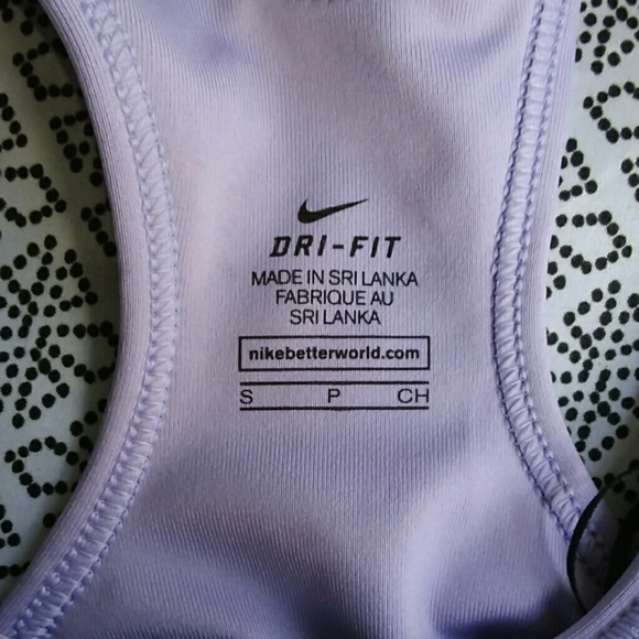 Nike Pro Classic Sports Bra - Purple - Sz S - NWT - Picture 5 of 6