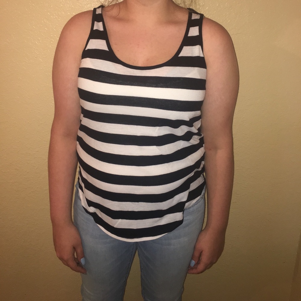 cotton on striped tank
