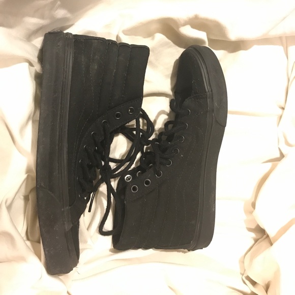 vans off the wall black high tops