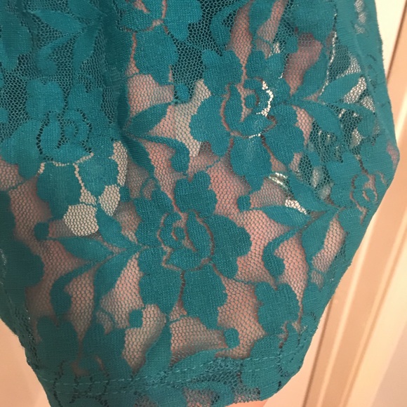 Deep Aqua dress - Picture 2 of 3