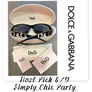 Dolce and Gabbana Wrap Around Sunglasses