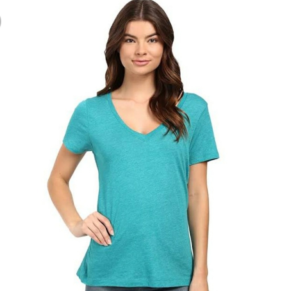 Hurley Staple Perfect V-Neck Tee Teal