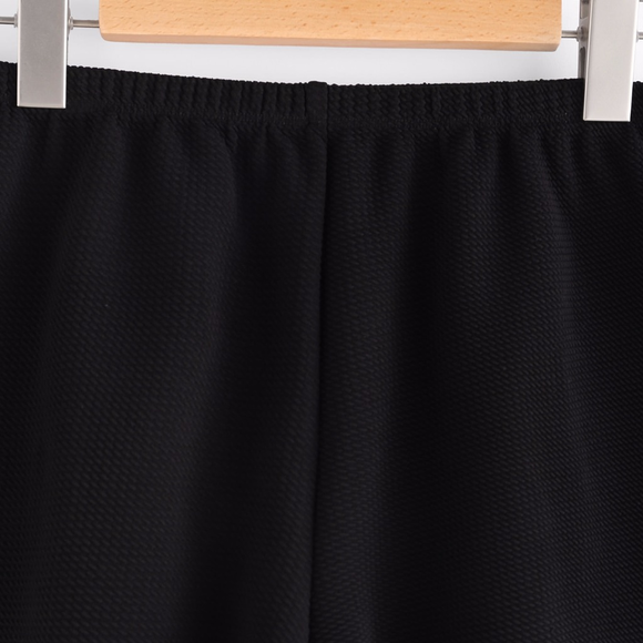 Elasticized Waist Scallop Edge Textured Shorts - Picture 2 of 4