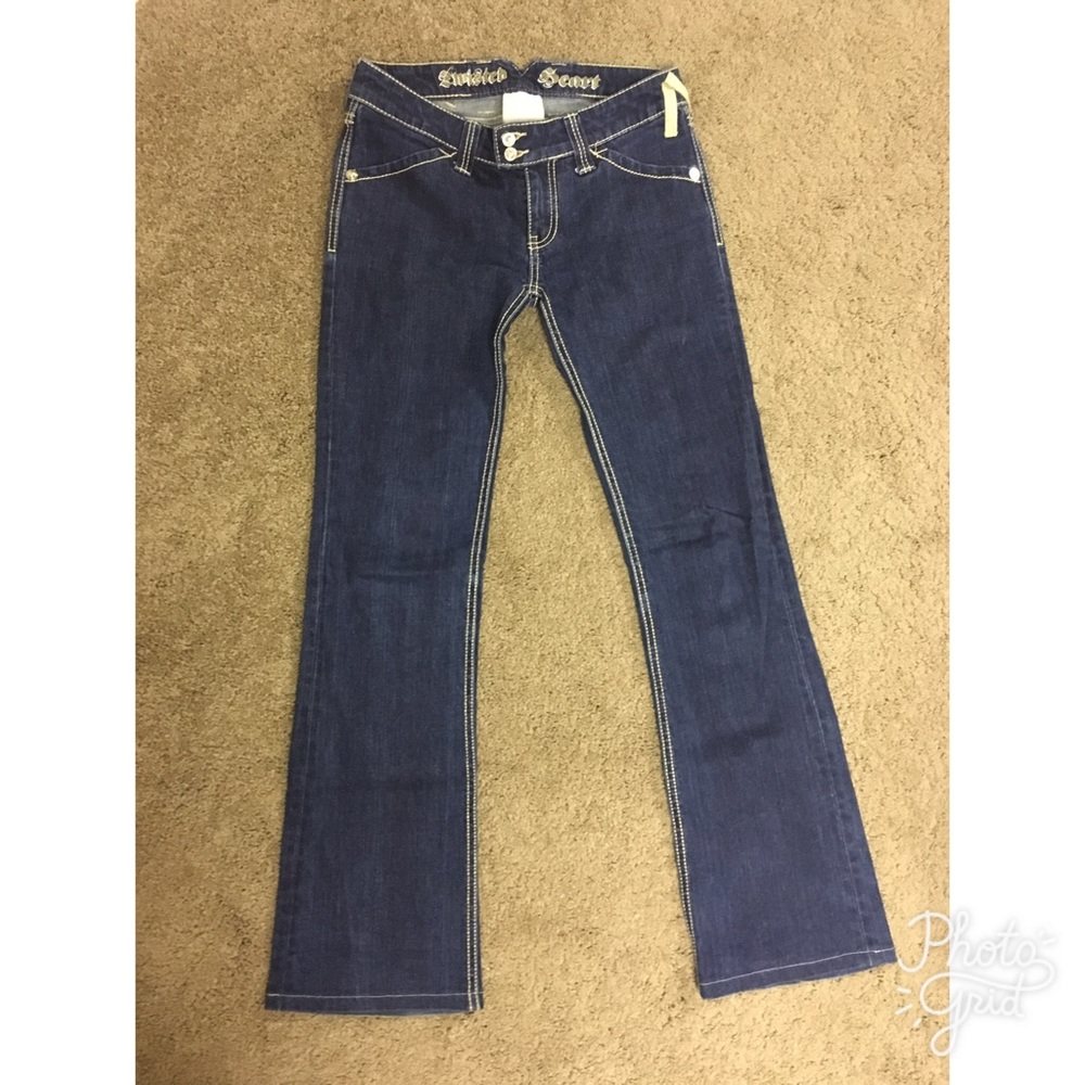 Twisted heart jeans