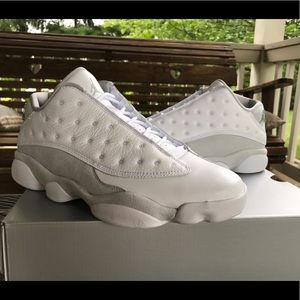 Jordan 13 Low White Pure Money