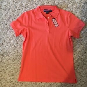 Vineyard Vines Salmon Short Sleeved Polo