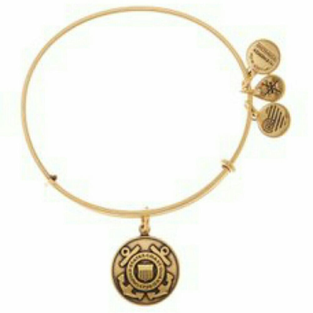 Alex and Ani US Coast Guard Pendant Bracelet