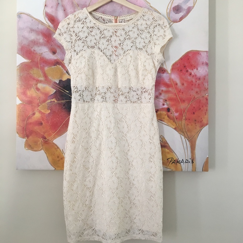 SALE - CUTE Ivory Lace Dress!!!