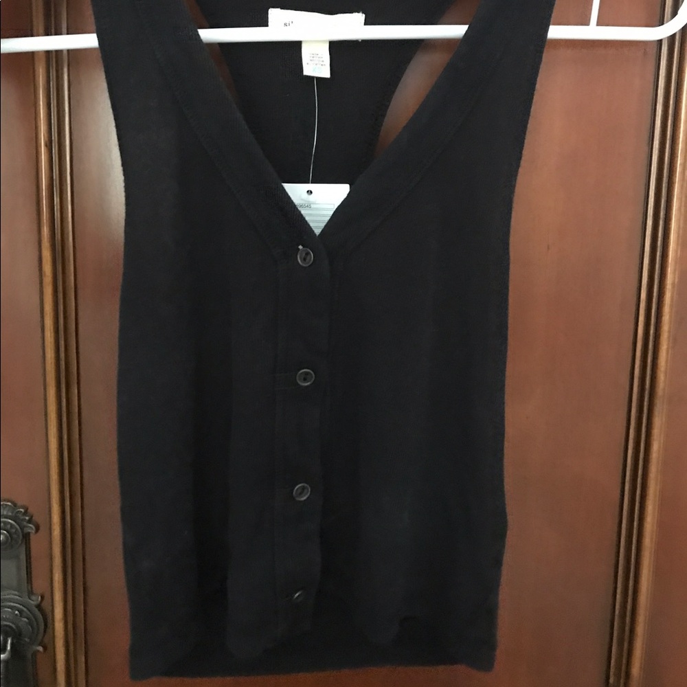 Urban Outfitters Black Halter Crop Top
