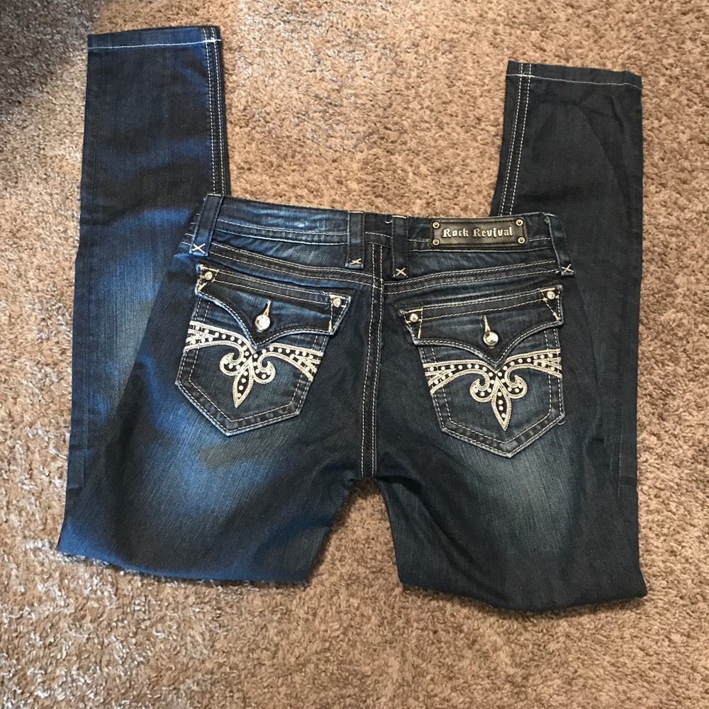 Rock revival skinny jeans