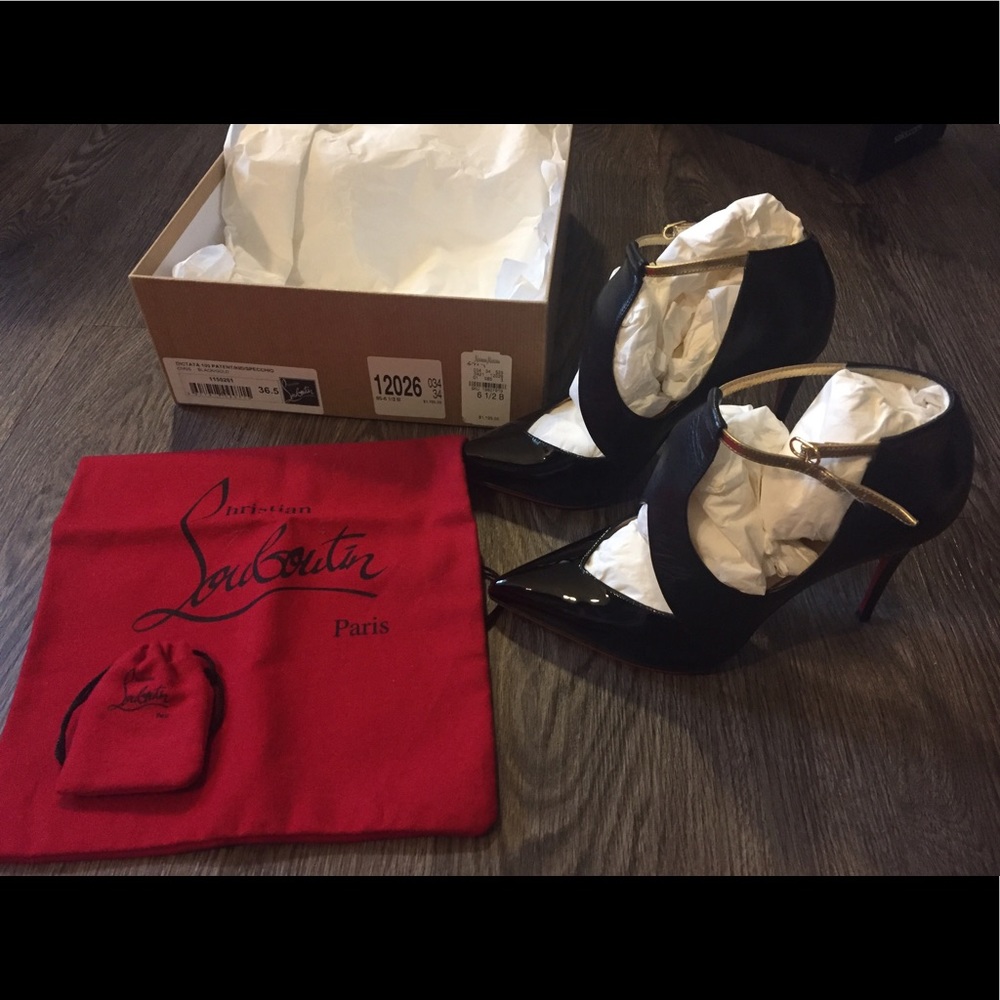 Dictata 100 Patent Louboutin shoes