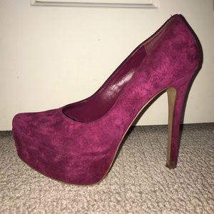 Jessica Simpson Fuchsia Stilettos
