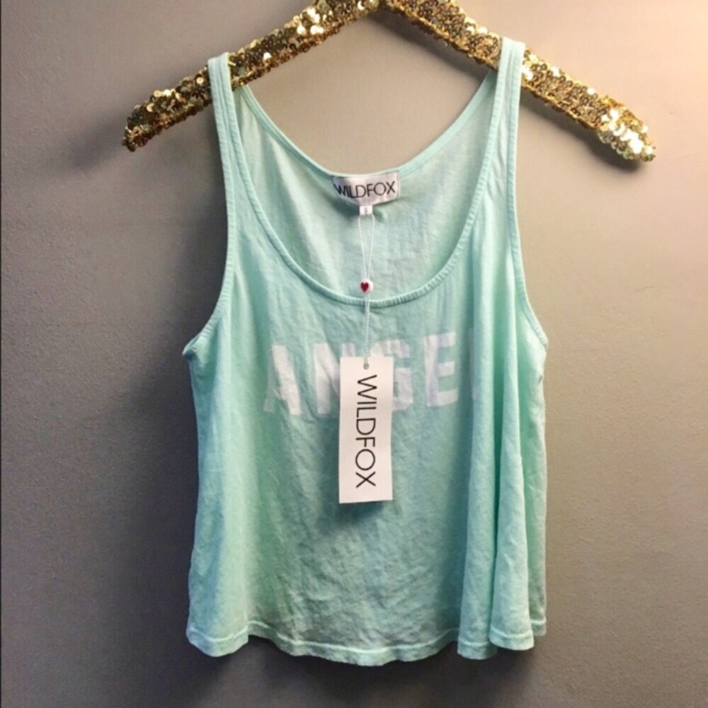 Wildfox Angel Cropped Tank