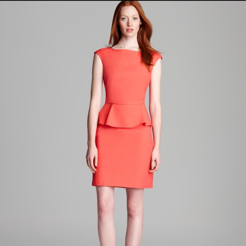 French Connection Valencia peplum dress nwt