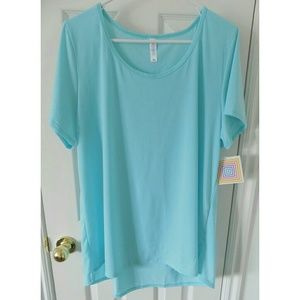 NWT LuLaRoe Slinky Light Blue Classic T