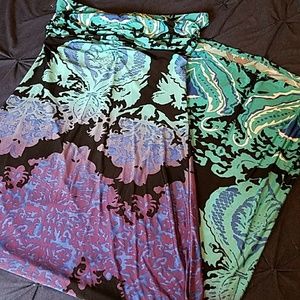 Strapless maxi dress