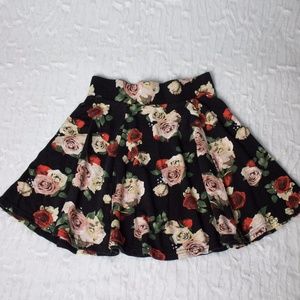 Floral circle skirt